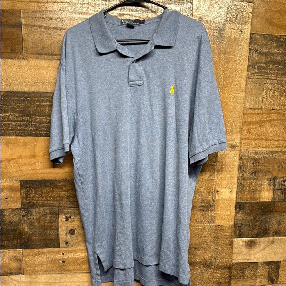 Polo‎ by Ralph Lauren Heather Blue Polo Shirt Men's Size XL